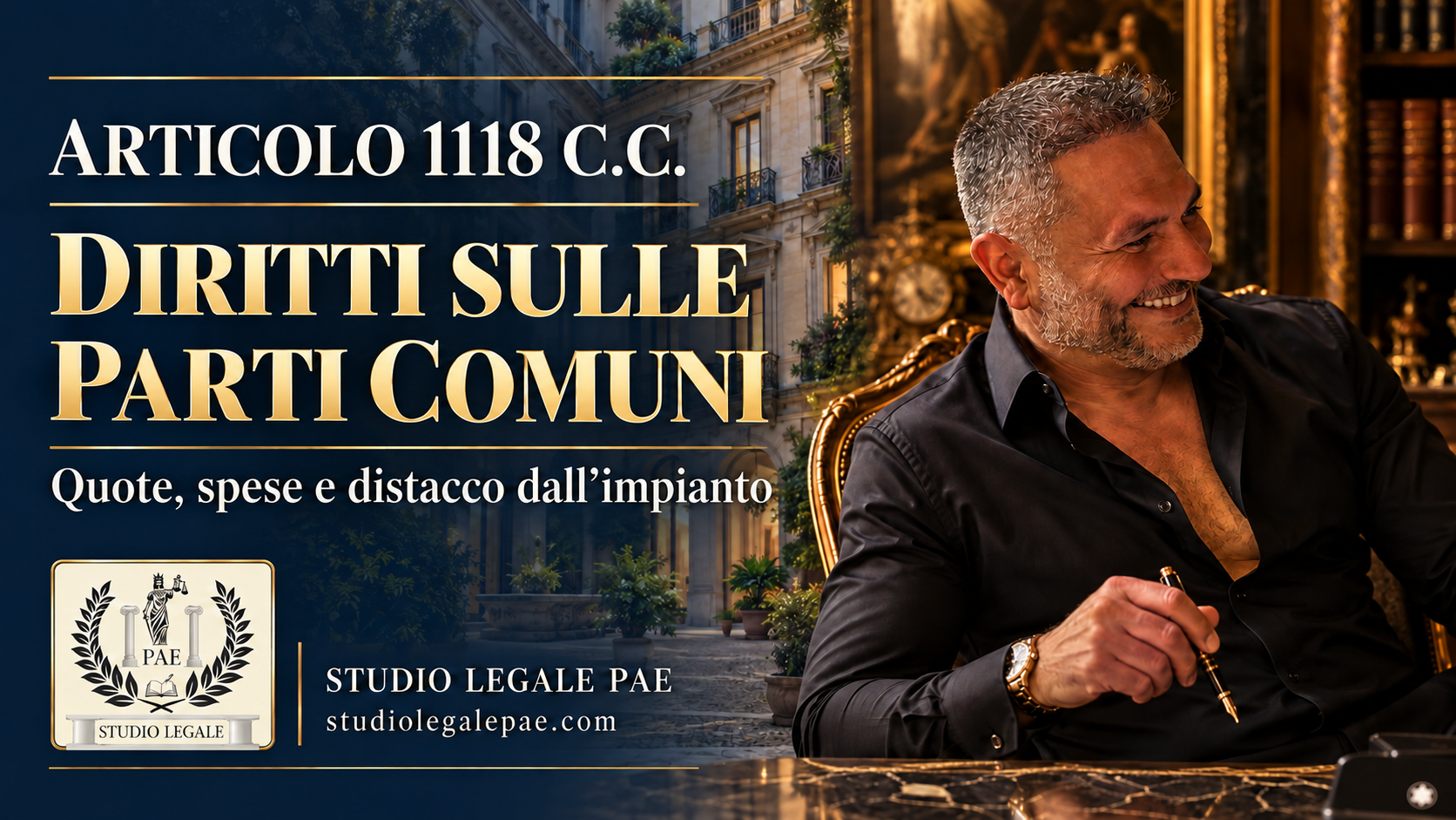 Art 1118 codice civile – Diritti dei partecipanti sulle cose comuni