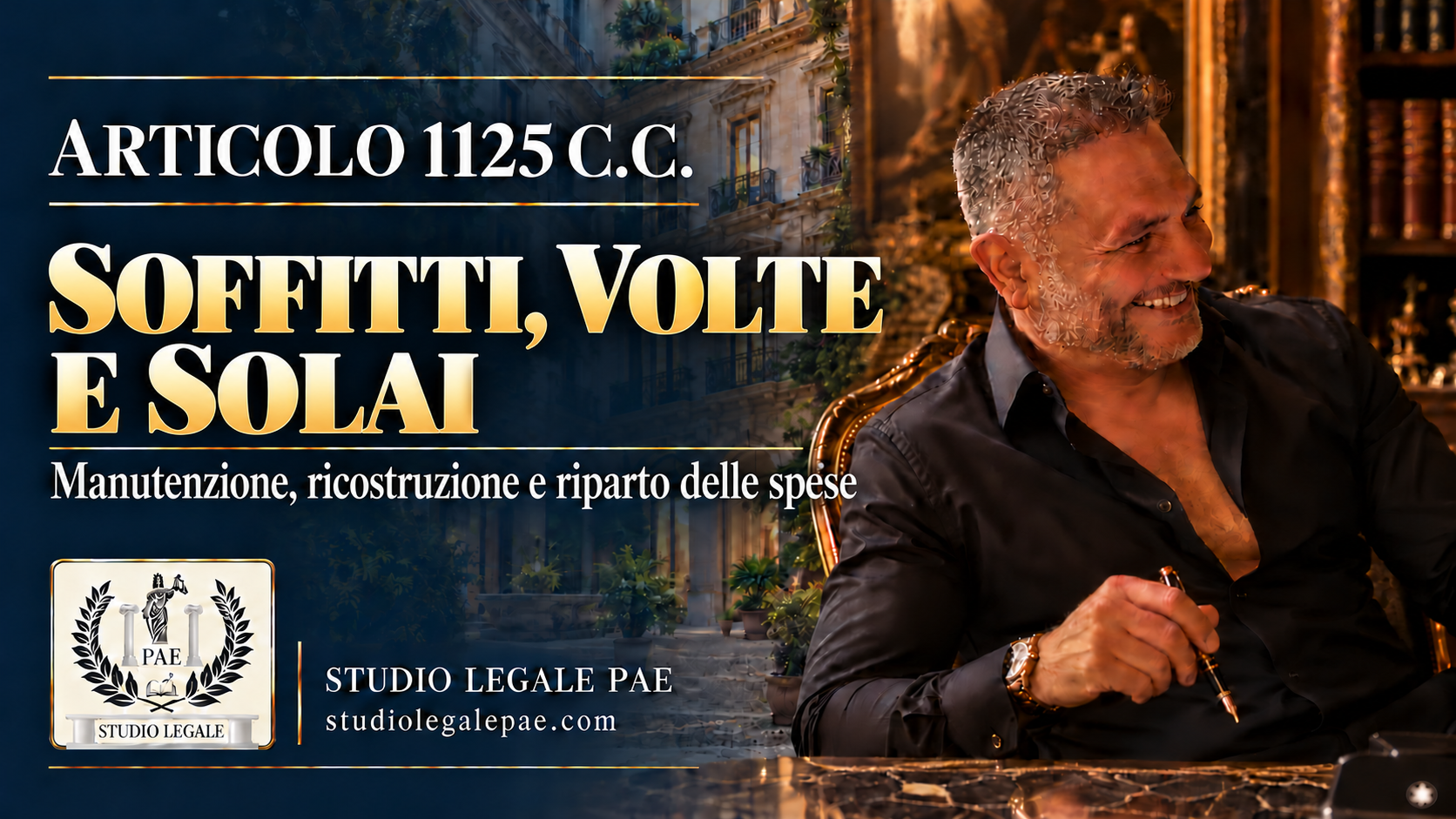 Art 1125 codice civile – Manutenzione e ricostruzione dei soffitti, delle volte e dei solai