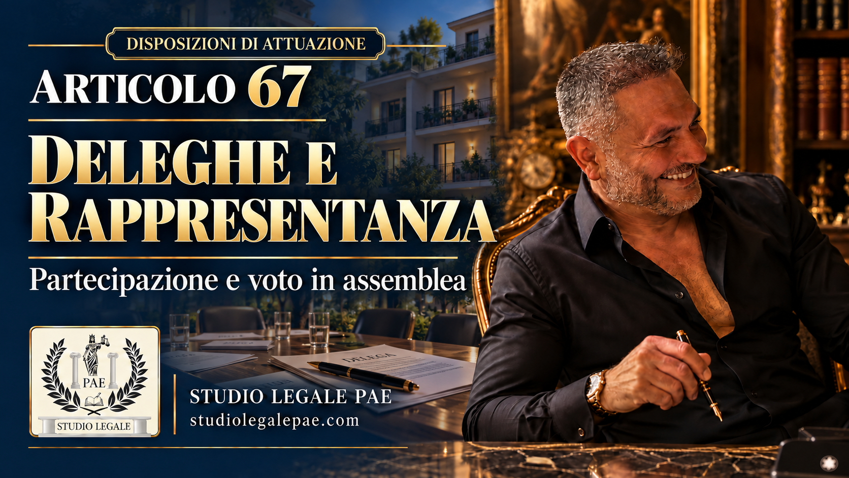 Art 67 – Disposizioni attuazione codice civile
